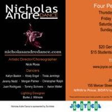 Nicholas Andre Dance Comes To The Joyce Soho 12/17-20